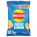 Walkers CHEESE & ONION Crisps 32.5g - Best Before: 05.04.25